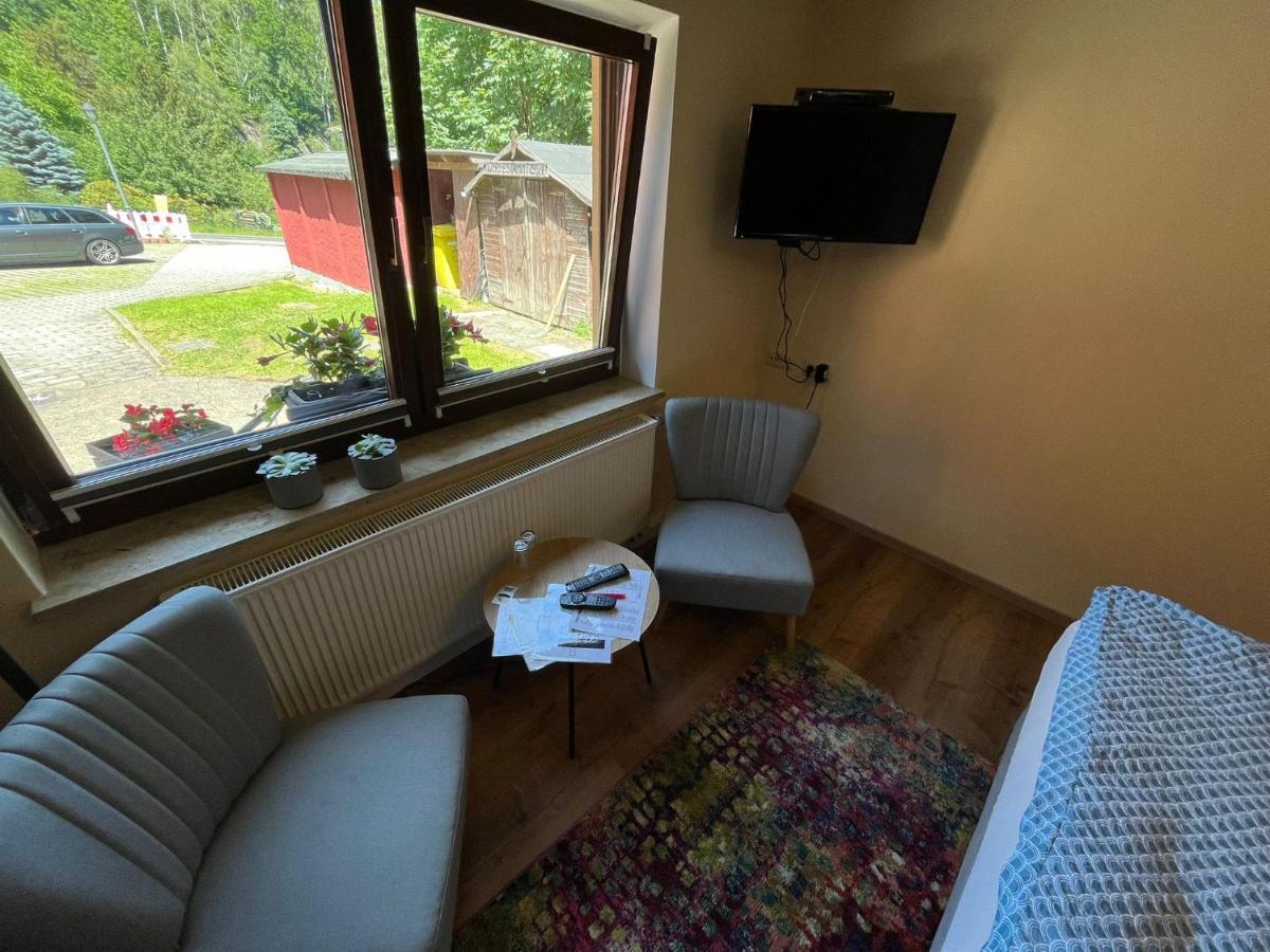 Pension & Cafe Abendroete Kurort Oybin Eksteriør billede